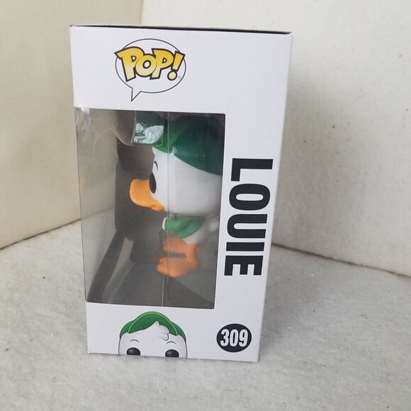 Funko Pop! Louie Duck #309, Disney vinyl figurine Ducktales green‎ sweater - Picture 4 of 6